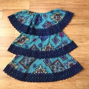 Anthropologie- Judith March three Tier Row Dress